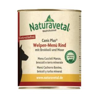 Natura Vetal 800g Canis Plus Welpen-Menü Rind