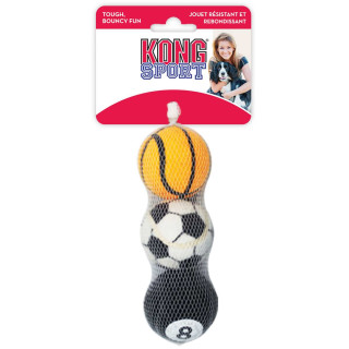 Hundespielzeug KONG® Sport Balls 6 cm (3 Stück/Netz)