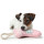 Hundespielzeug Salima Knochen rosa, 18 cm
