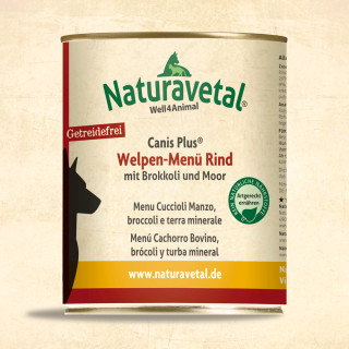 Natura Vetal Canis Plus Welpen-Menu Rind